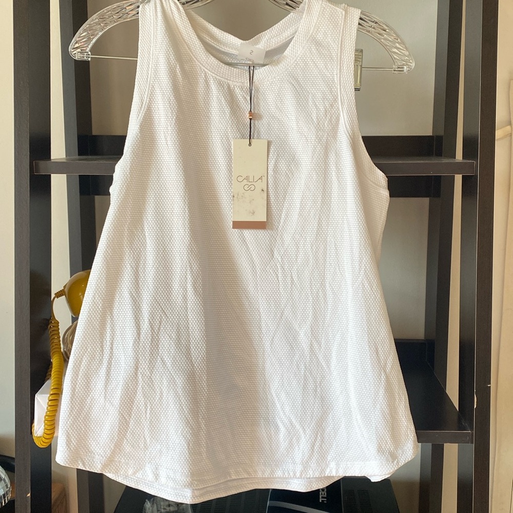 Calls White Tank Top